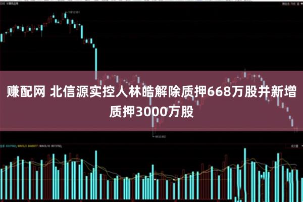 赚配网 北信源实控人林皓解除质押668万股并新增质押3000万股